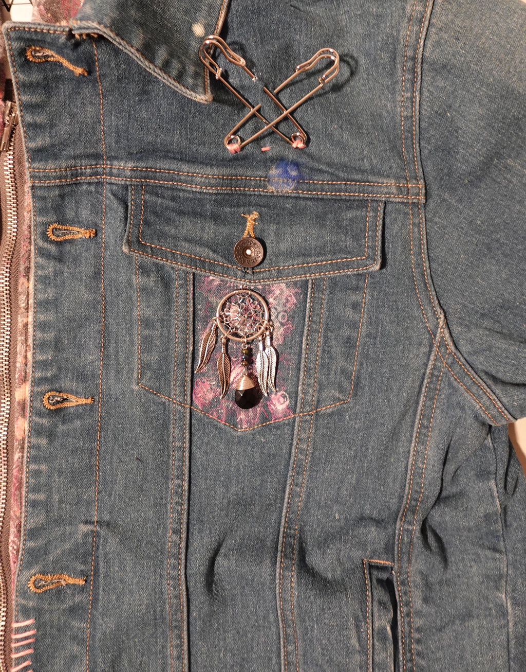 1 0f 1 J King of R&B Jean Jacket Hoodie (Black, Yellow, Peach, Grey)