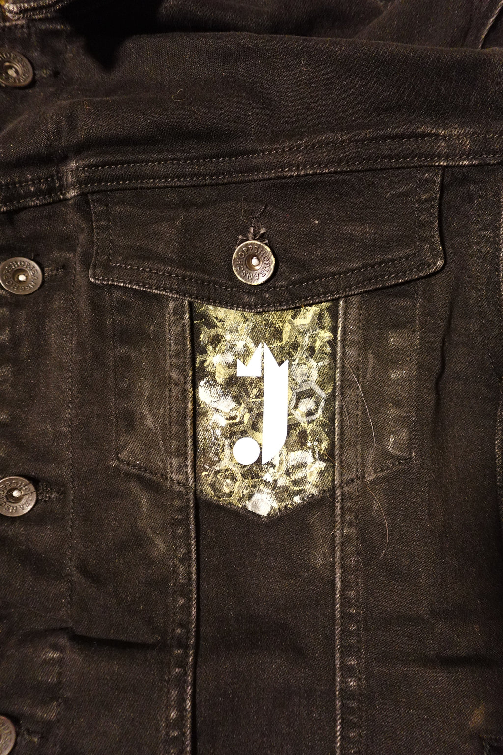 1 0f 1 J King of R&B Jean Jacket (Black, Yellow, Peach, Grey)