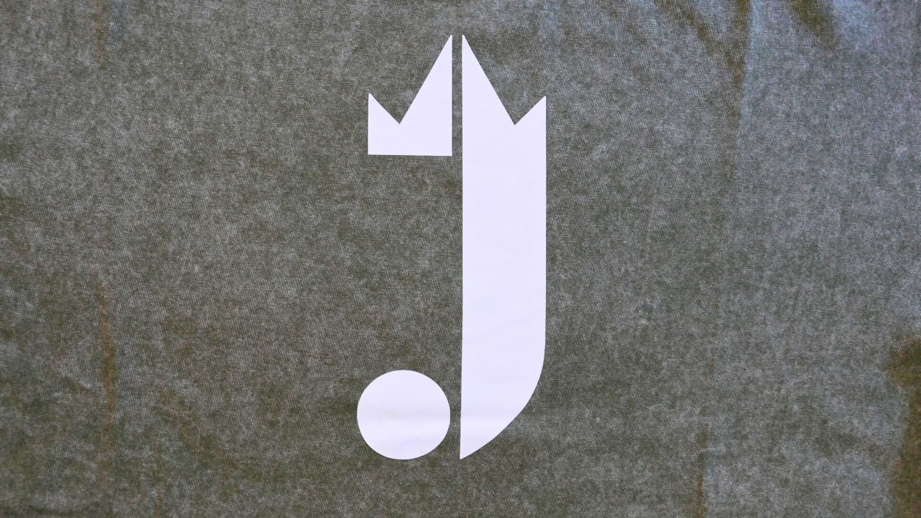 J Logo T-Shirt (Washed Out Grey White Logo)