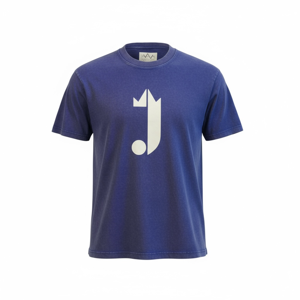 J Logo T-Shirt (Washed Out Blue)