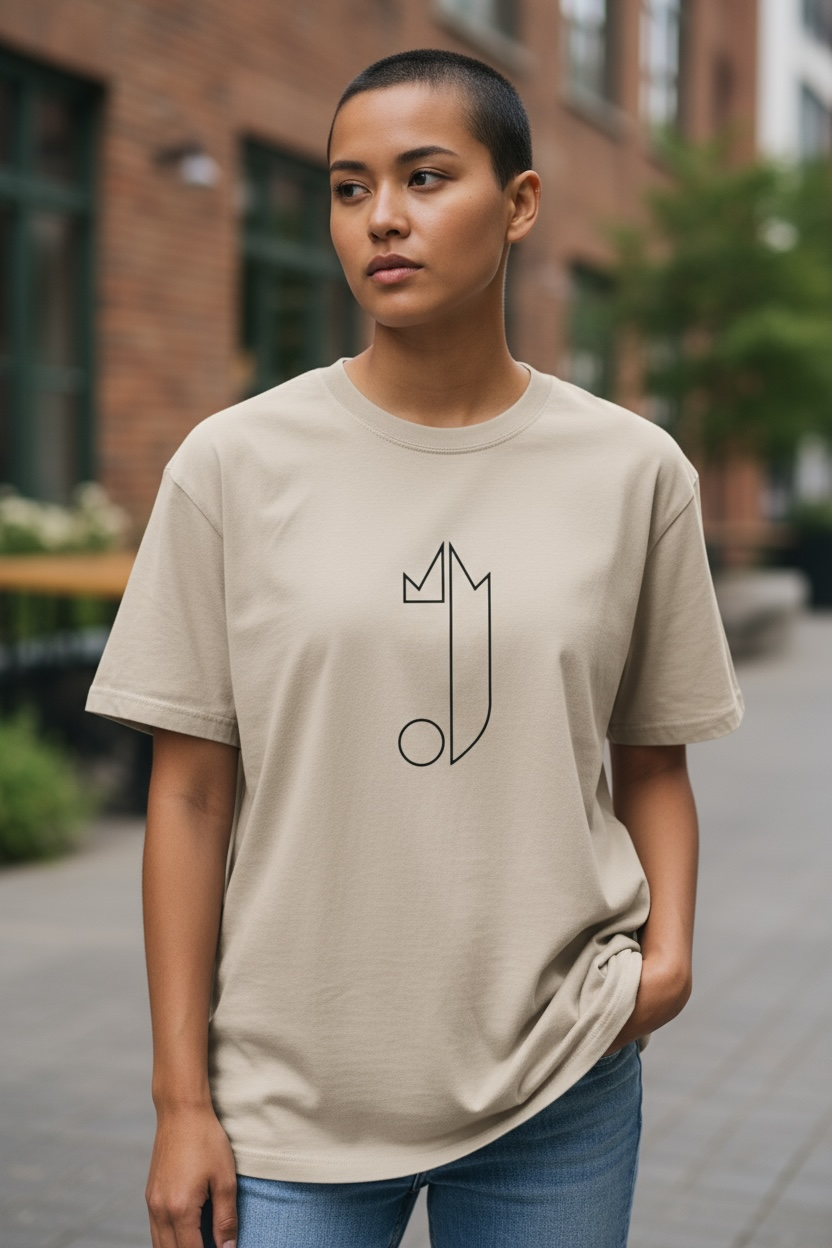J Logo T-Shirt (Khaki)