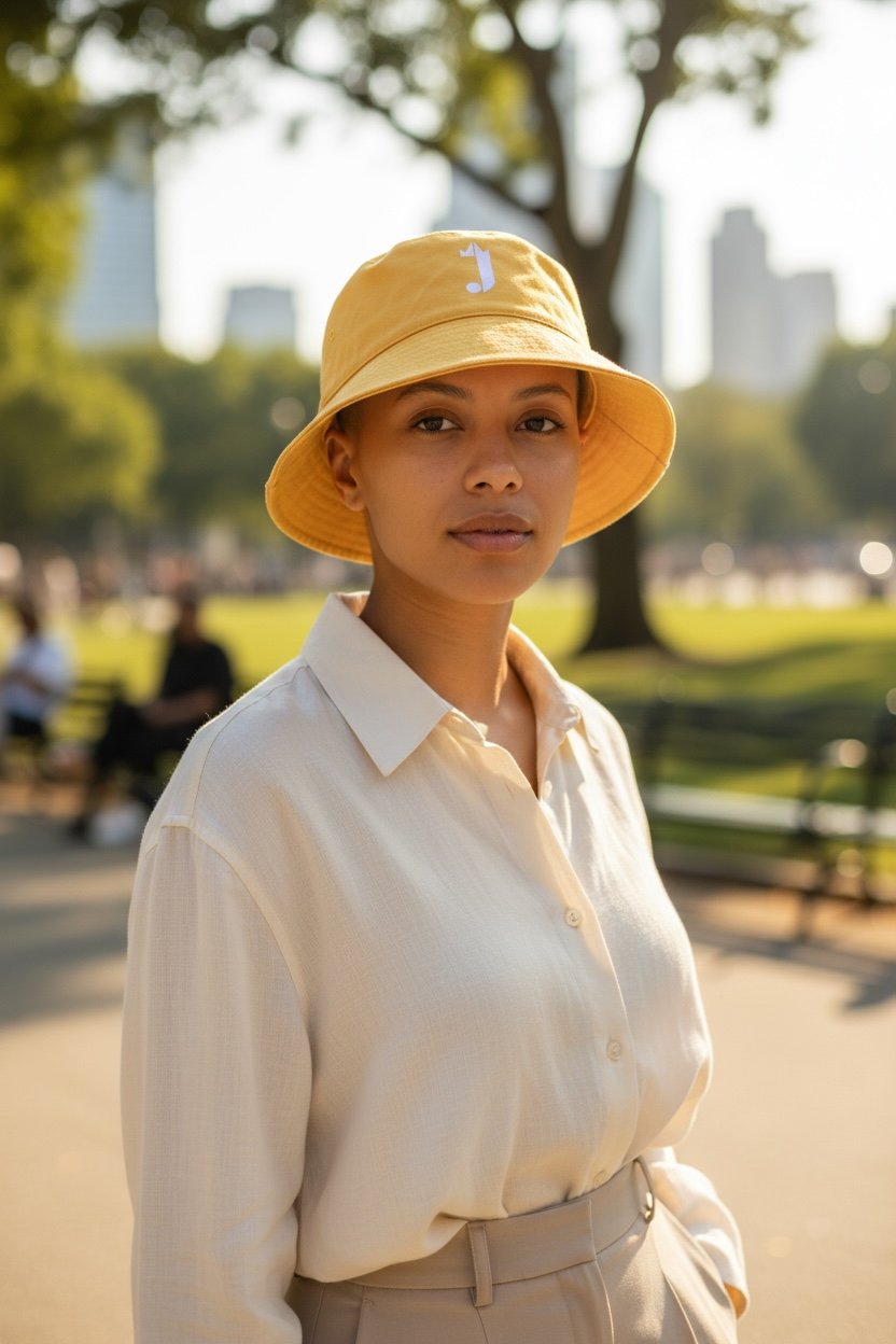 J Bucket Hat (Yellow)