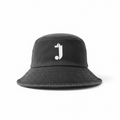 J Bucket Hat (Black Washed Out)