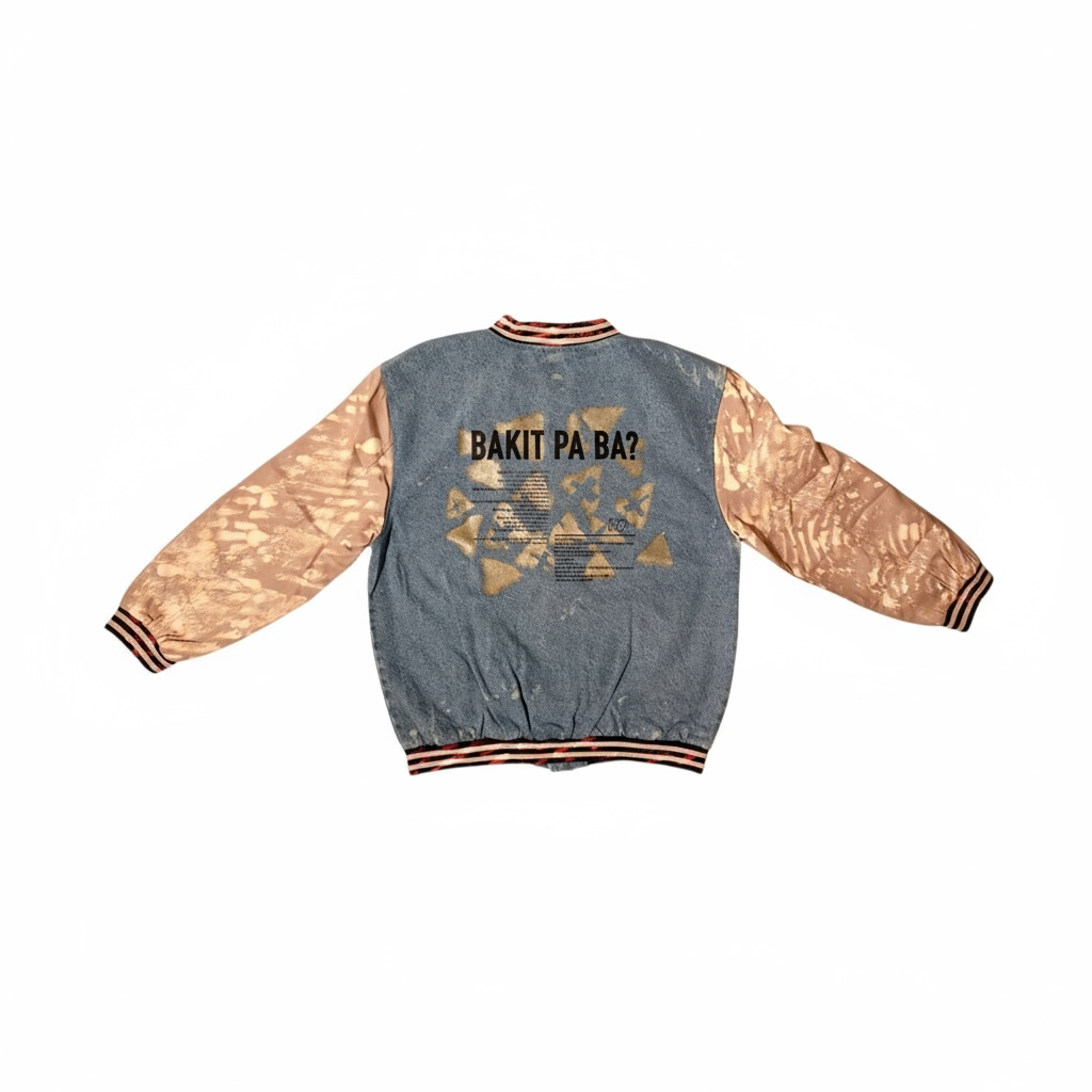 1 0f 1 J King of R&B Varsity Jean Jacket (Blue, Beige, Black)