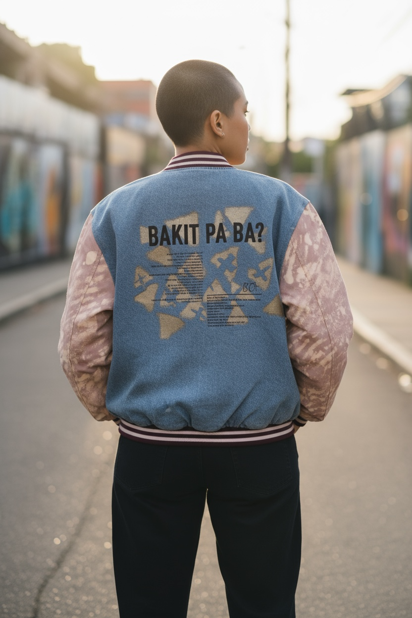 1 0f 1 J King of R&B Varsity Jean Jacket (Blue, Beige, Black)