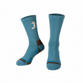 J Logo Socks (Aqua Blue)