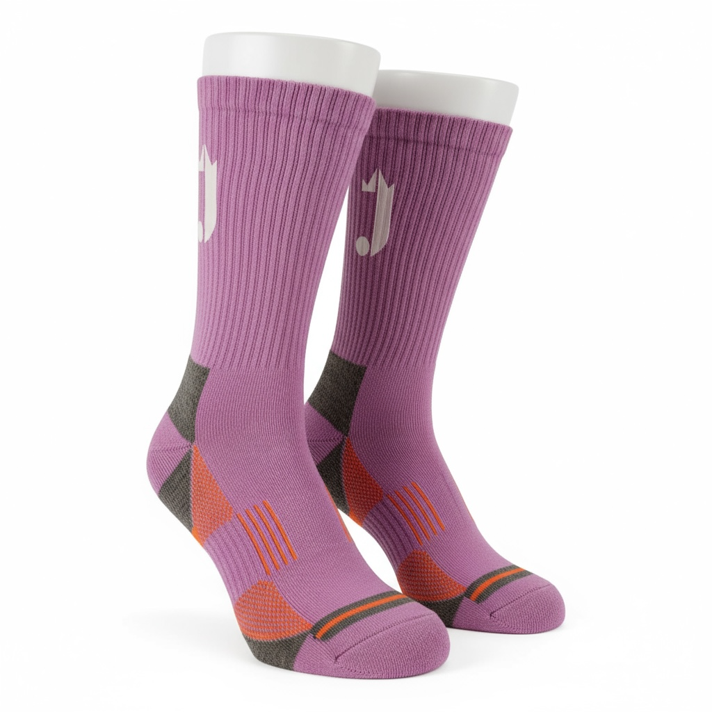J Logo Socks (Purple)
