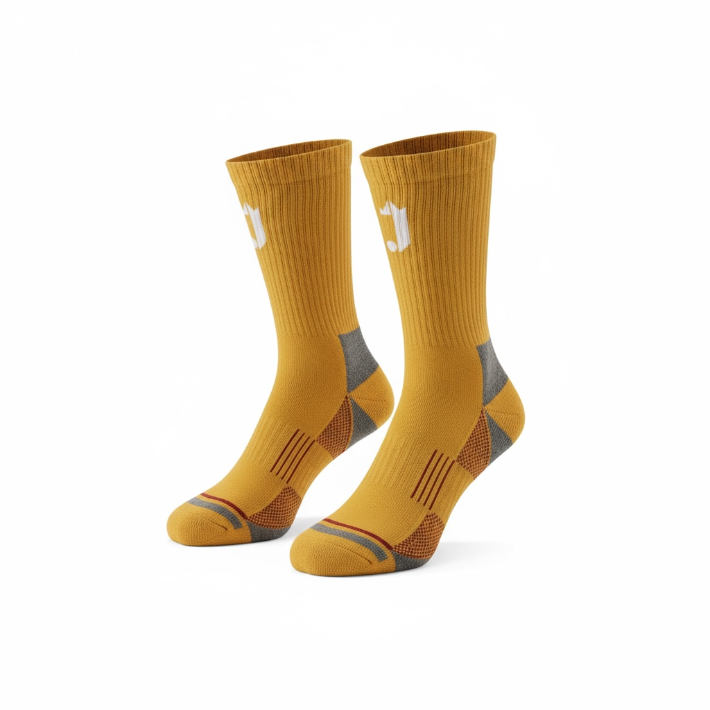 J Logo Socks (Yellow)