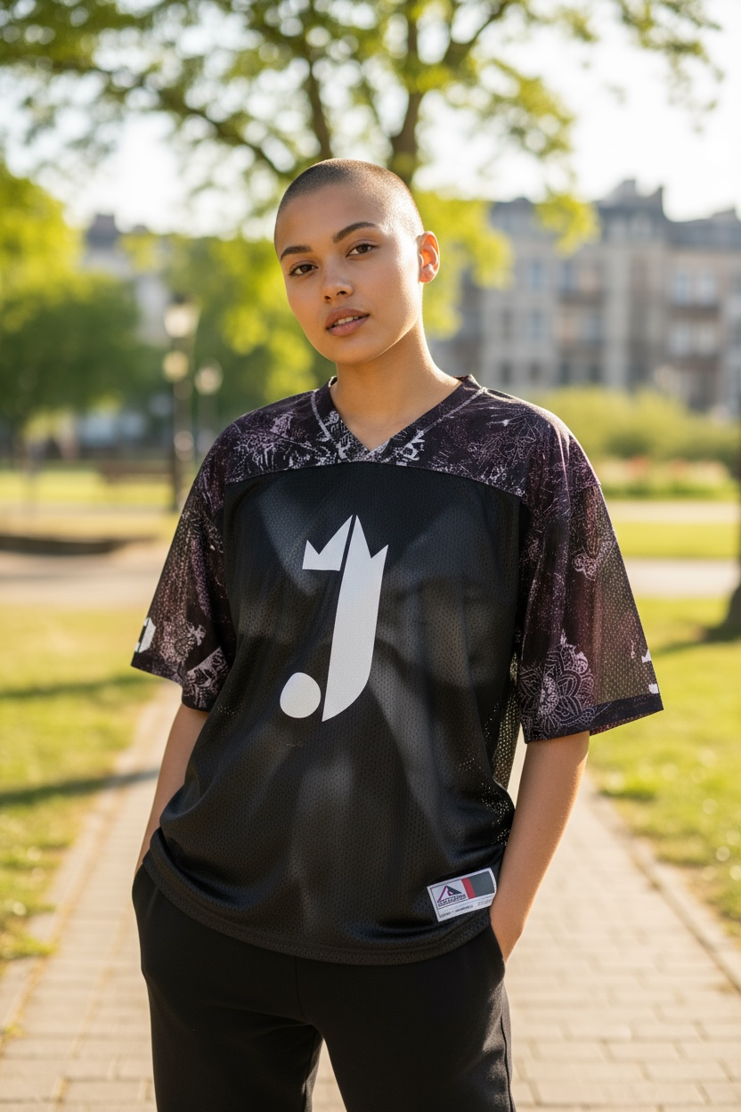1 0f 1 J King of R&B Stadium Jersey (Black, Purple, White)
