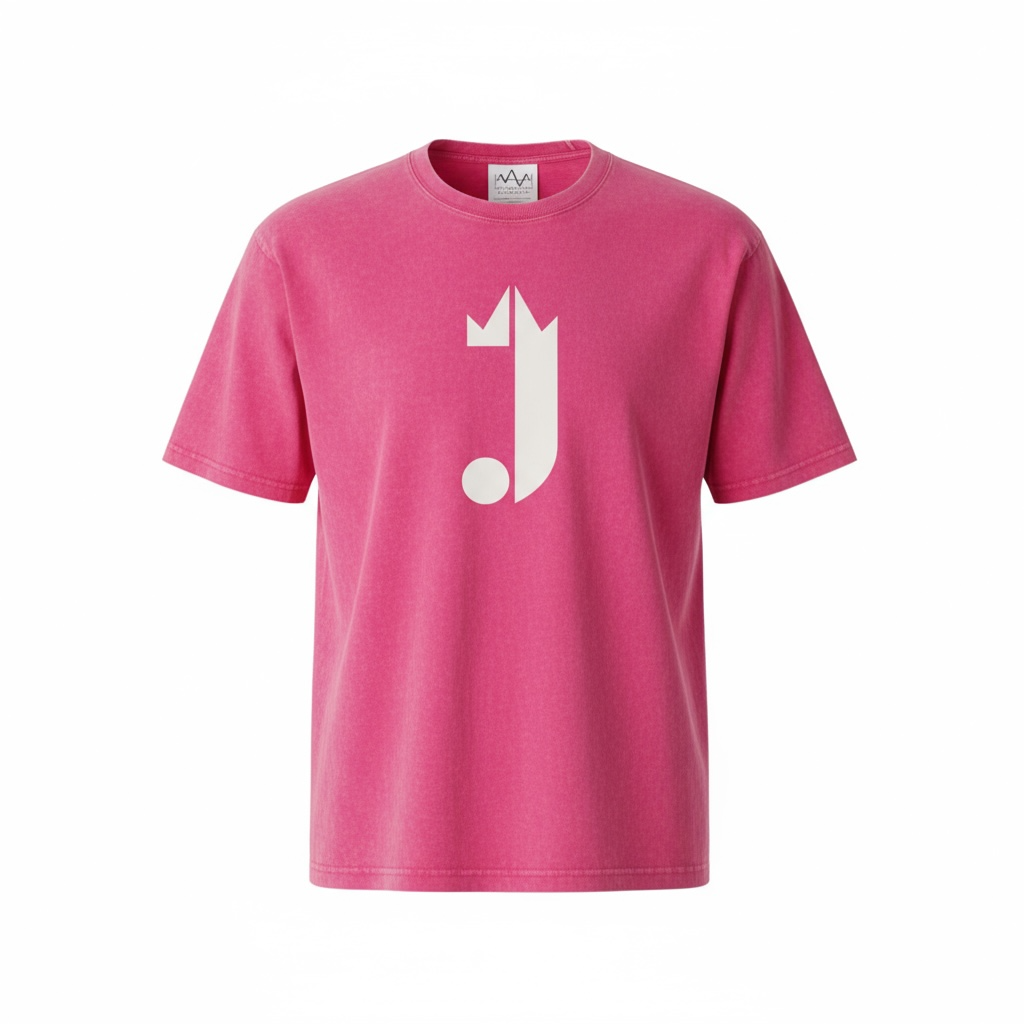 J Logo T-Shirt (Hot Pink)