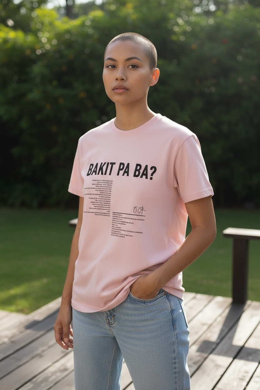 Bakit Pa Ba T-Shirt (Light Pink)