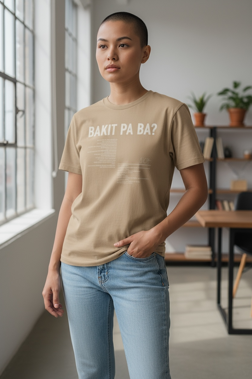 Bakit Pa Ba T-Shirt (Khaki)