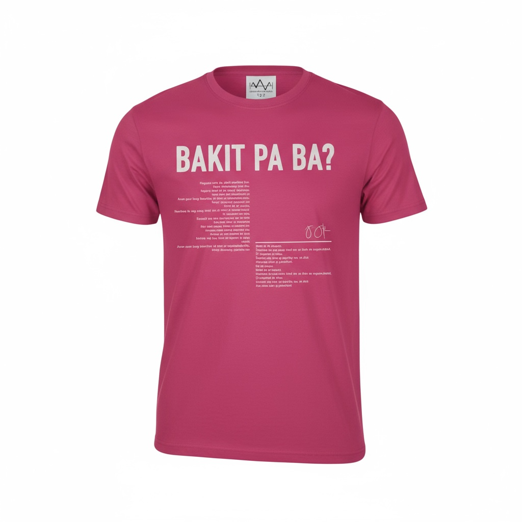 Bakit Pa Ba T-Shirt (Hot Pink)