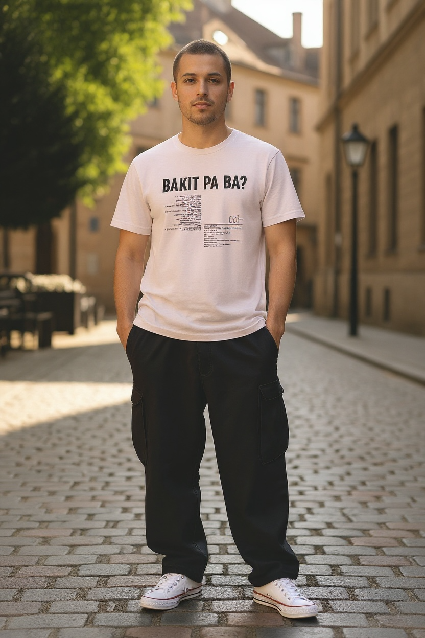 Bakit Pa Ba T-Shirt (Light Pink)