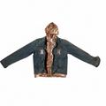 1 0f 1 J King of R&B Jean Jacket Hoodie (Black, Yellow, Peach, Grey)