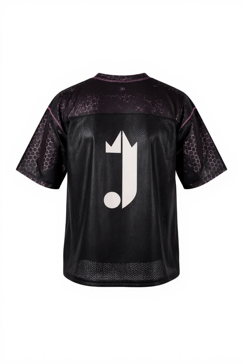 1 0f 1 J King of R&B Stadium Jersey (Black, Purple, White)
