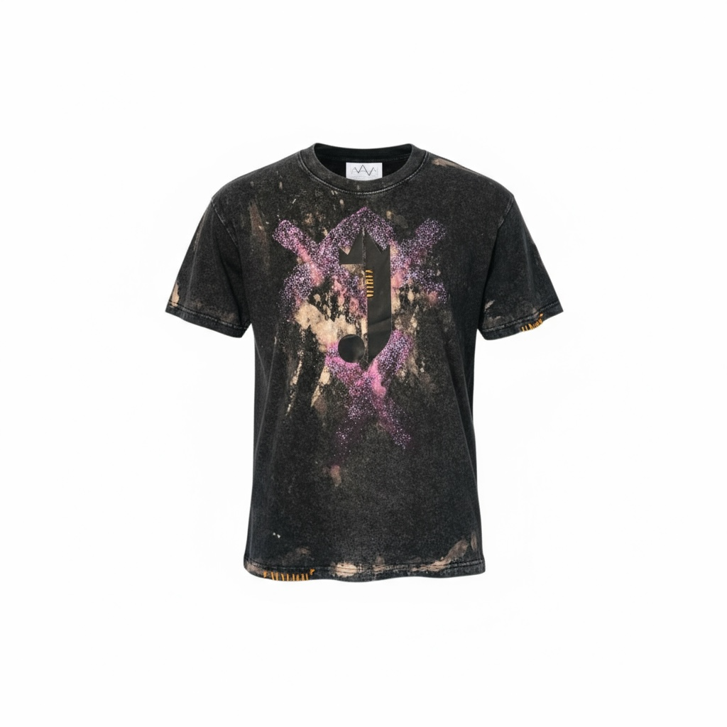 1 0f 1 J Logo King of R&B T-Shirt (Black, Pink, Beige, Orange)