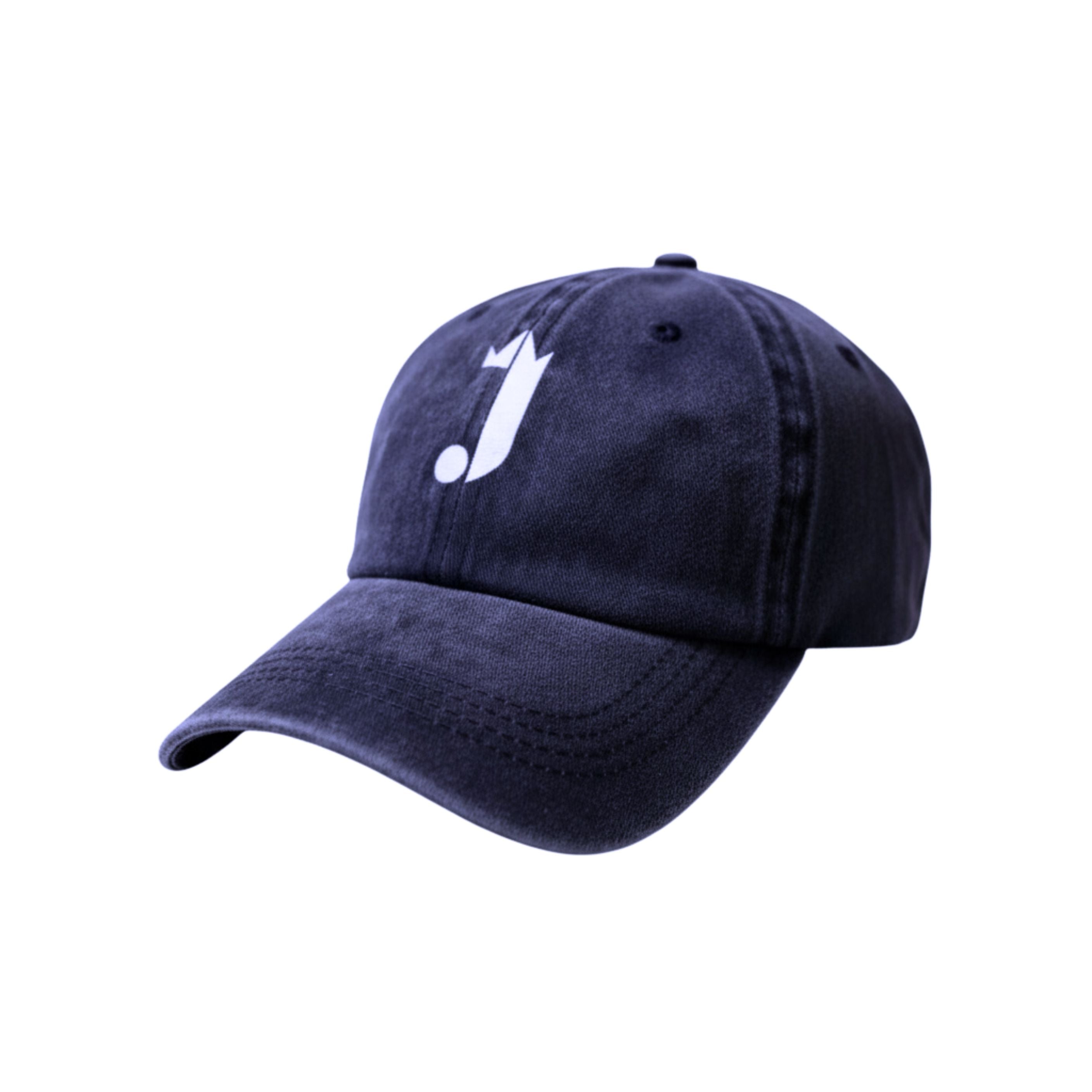 J Baseball Cap (Dark Navy Blue)